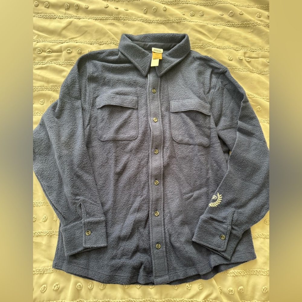 Navy Victorias Secret Button Up